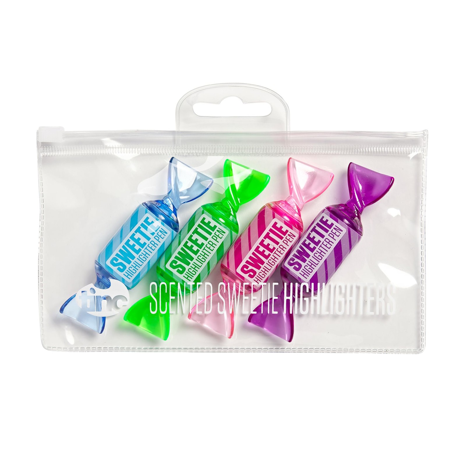 Tinc Sweetie Scented Highlighter Pens for 1 count (Pack of 4), Multicolor
