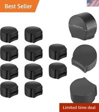 Pack of 10 Rubber Clarinet Thumb Rest Cushions - Comfort  Durability in Black