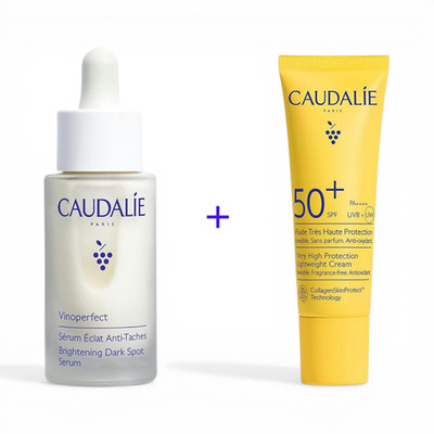 Caudalie Vinoperfect Duo Set Anti-Flecken Serum SPF50 30 ml + 20 ml