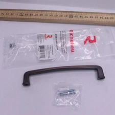 Richelieu Transitional Cabinet and Drawer Pull Handle Oil-Rubbed Bronze 5-1/16