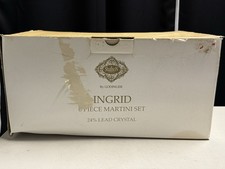 Shannon Crystal by Godinger Ingrid 6 Pc Marti...