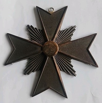 Vintage Antique Copper Or Brass Order Of Malta Maltese Cross Pendant
