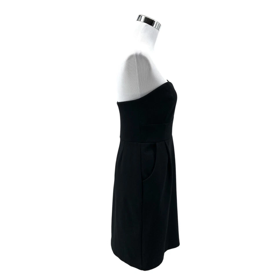 Vestido para mujer LC Lauren Conrad 8 negro sin tirantes con bolsillos fiesta noche elegante Foto 2 de 4