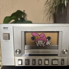 Vintage Modular Component Systems MCS 683-3555 Cassette Tape Deck. Tested