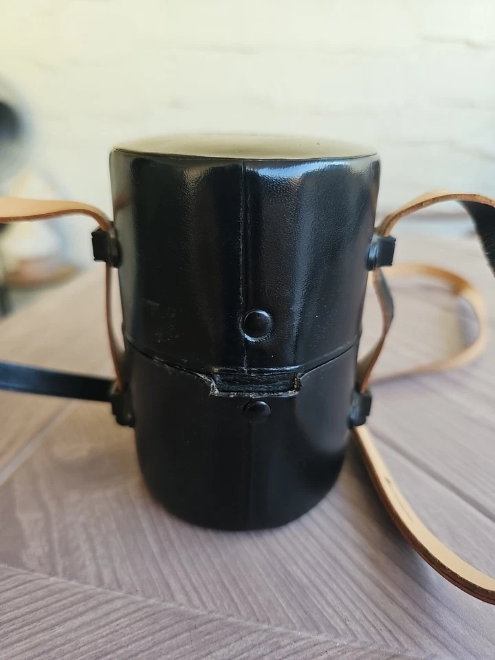 Zeiss Ikon черный кожаный двойной держатель объектива чехол No 20.7757 - Изображение 4 из 4