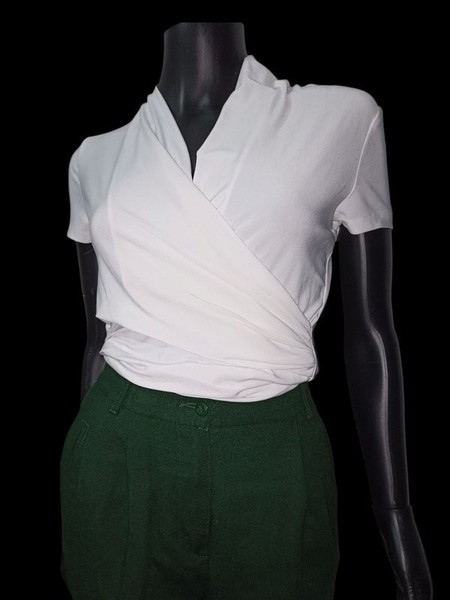 Women DKNY Shirt White 36 / S / 44 #BMNW