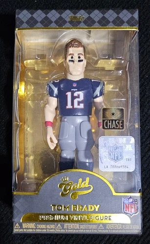 Funko Gold 5" Tom Brady New England Patriots 5" Vinyl Gold NFL Figure CHASE