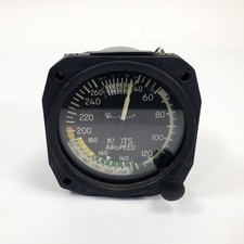 UNITED INSTRUMENTS LIGHTED TRUE AIRSPEED INDICATOR P/N 8130 CODE B.552