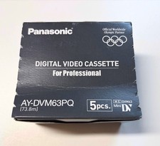 5Stk. 5er Pack Panasonic AY-DVM63PQ Tape Kassette 63 OVP DVC MiniDV Camcorder