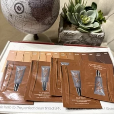 Saie Slip Tint SPF 35 Sunscreen Tinted Moisturizer - # 8 ( 5 Samples X 1.5 ml Ea