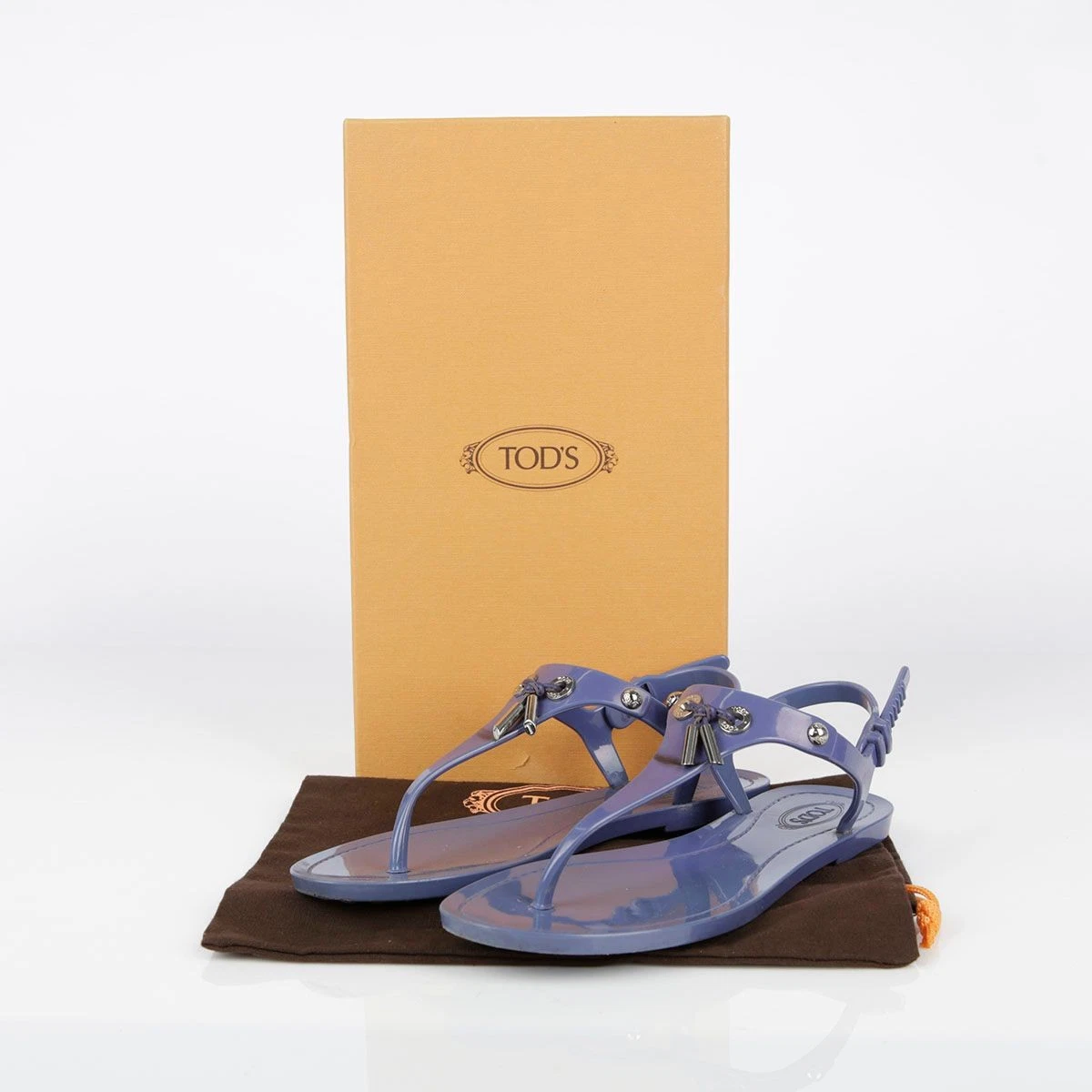TOD’S Tods 220MM Sandali in gomma blu 27328531