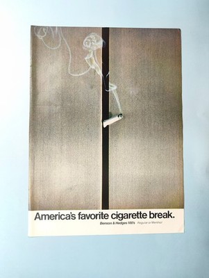 BENSON & HEDGES 100'S Zeitungsausschnitt Werbung Anzeige Zeitschrift