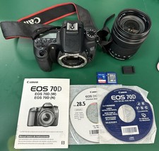 CANON EOS 70D DIGITAL SLR CAMERA E16001809