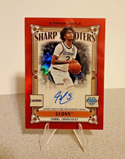 Stunning 2024 Topps Bowman U Stephon Castle Red Sharp Shooters Auto /5