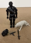 Vtg Hasbro G.I. Joe ARAH 1985 SNAKE EYES W/ TIMBER 3.75" Action Figure