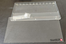 Swatch Uhrenvitrine / Uhrenkasten aus Plexiglas für 12 Uhren