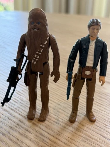 Vintage Star Wars 1980 Han Solo Bespin Complete W/ Chewy 1977 Action Figures