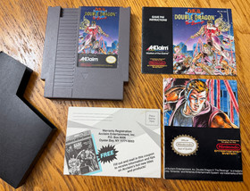 Double Dragon II Revenge complete in box seal 2 nintendo nes poster factory MINT