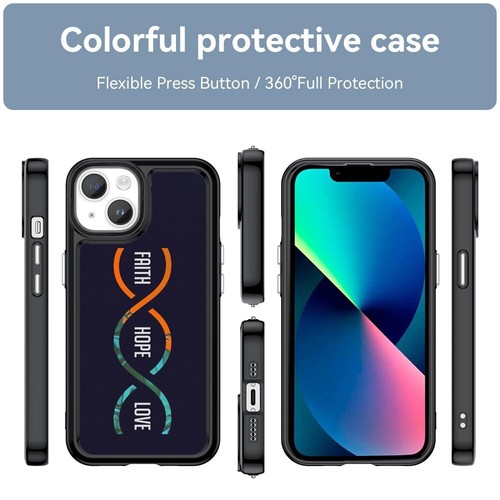 cute Love Faith Hope Anti scratch Cover For Samsung S7 S8 S9 S10 S20 Plus Lite - Picture 23 of 25