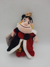 Disney Store Alice in Wonderland Queen of Hearts 9" Mini Bean Bag Plush w/Tags