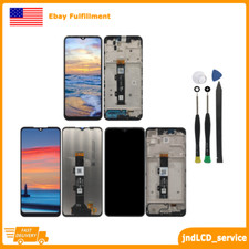 LCD Display Touch Screen Digitizer  Frame Replacement For Moto G20 G Pure XT2163