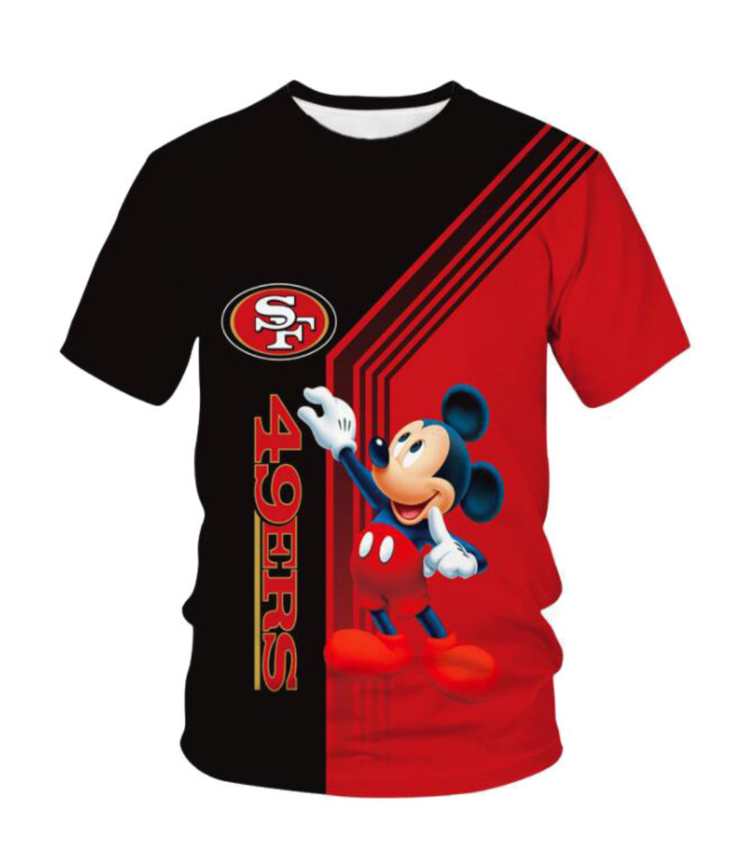 Mickey Mouse San Francisco 49ers Shirt - 360° All-Over-Print