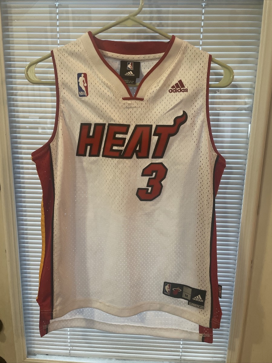 Mens Adidas Dwyane Wade #3 Miami Heat NBA Basketball Jersey