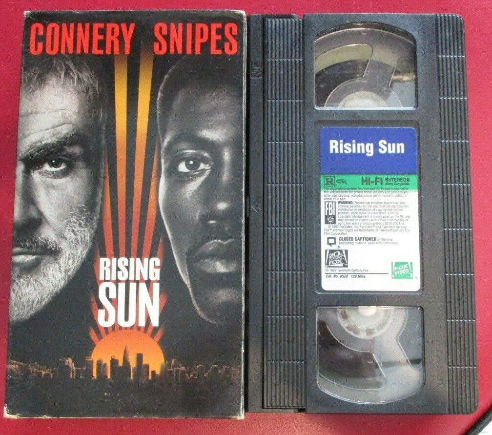 Rising Sun (VHS 1993) | eBay