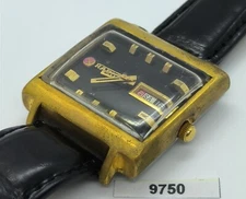 PROJECT TO FIX RADO MANHATTAN GOLD CUSHION LUGS DAY DATE  MENS WATCH 9750