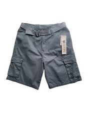 Ring Of Fire Boys Twill Cargo Shorts With Belt Size 20