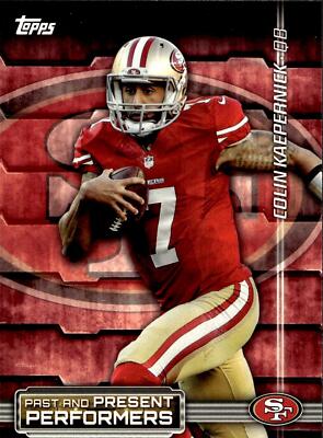 2015 Topps #PPP-KY Kaepernick / Young Past and Present Performers
