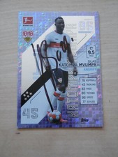 Silas Katompa Mvumpa autograph signed TC Topps Bundesliga "VFB Stuttgart 21/22"