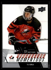 2024-25 Upper Deck Team Canada Juniors Prospectus Momentous Tij Iginla #PM-38