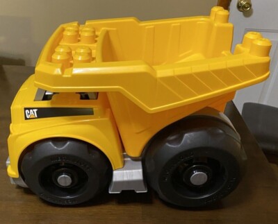 CAT MEGA BLOKS FIRST BUILDERS DUMP TRUCK 