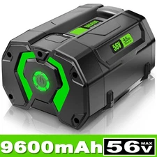 9.6Ah Lithium Ion Battery For EGO Power+ 56V BA4200 BA2800T LB4800 W/ Fuel Gauge