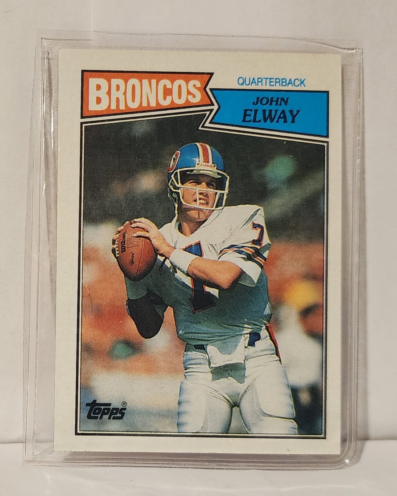 *** 1987 Topps #31 * John Elway, Denver Broncos ***