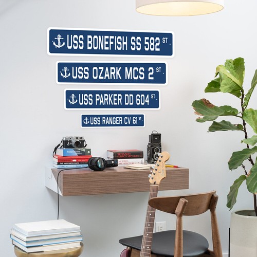 DECLAN Street Sign Childrens Name Room Metal Sign Decal - Picture 4 of 15