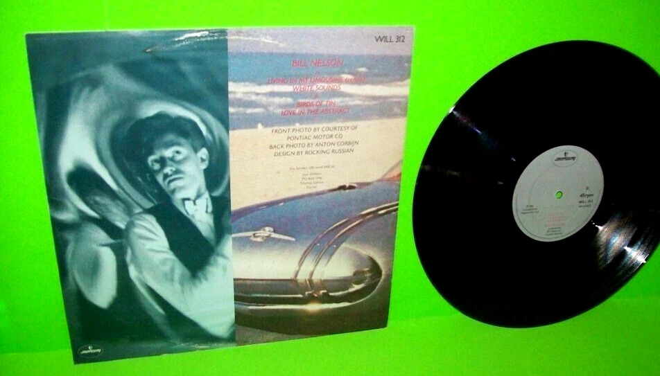 Bill Nelson Living In My Limousine White Sounds Vinyl 12" EP Record Synth-Pop Foto 2 de 2