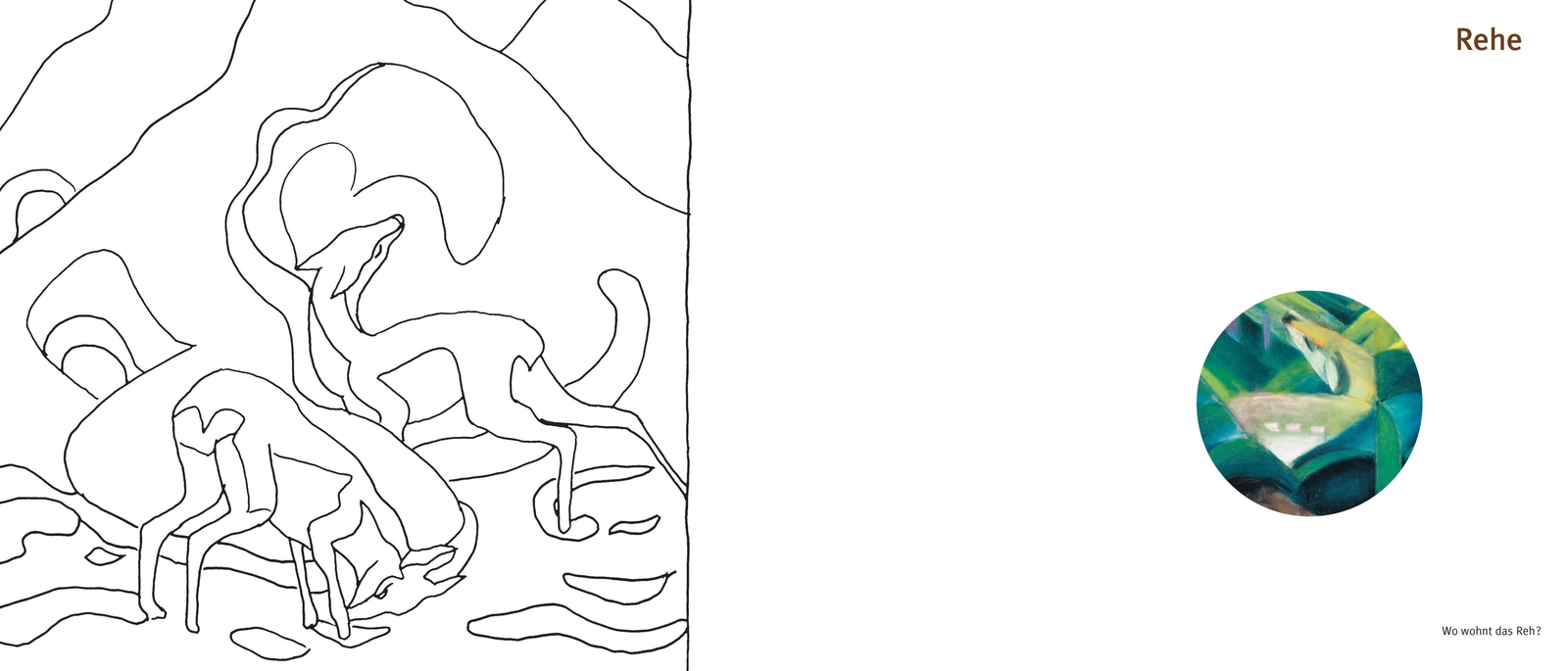 Thumbnail - Franz Marc | Doris Kutschbach | Das Kunst-stickr-mal-buch | Broschüre