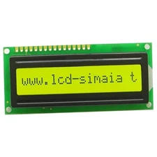 1PCS Yellow 1601 16X1 Character LCD Display Module LCM STN SPLC780D / KS0066 