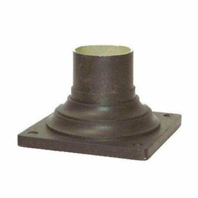 Acclaim 5999BC Pier Mount Adapters Collection Outdoor Pier Mount, Black Coral