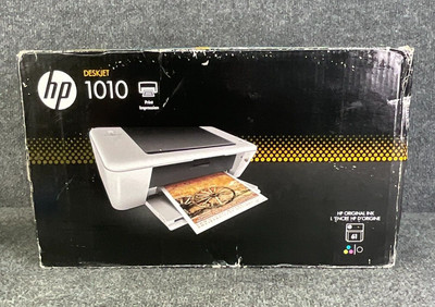 HP DeskJet 1010 USB Standard Color Inkjet Desktop Printer W/ Adapter & Driver CD