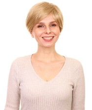 Straight Kanekalon Synthetic Fiber Full Wig, 1.75 - 6 in