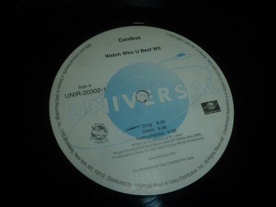 CANIBUS - Watch who U beef wit - Original 2000 USA 6-track 12'' vinyl single