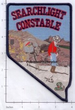 Nevada - Searchlight Constable Police Dept Patch - Clark County