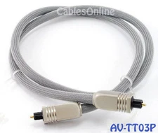 3 ft. Premium Toslink Digital Audio Optical Cable/ Cord