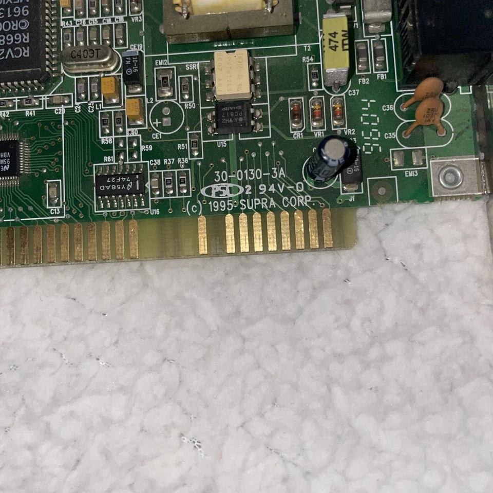 LOTE DE 6-SUPRA CORP SUPRAEXPRESS 288i PnP/ISA 28.8 PLUS MISC. MODEMS FINALES DE LOS 90 Foto 3 de 4