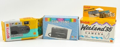 2) 35mm Disposable Camera & Panorama Camera