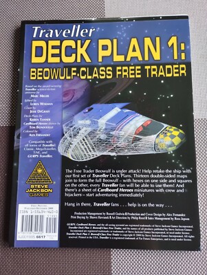 Traveller Deck Plan 1 - Beowulf Class Free Trader