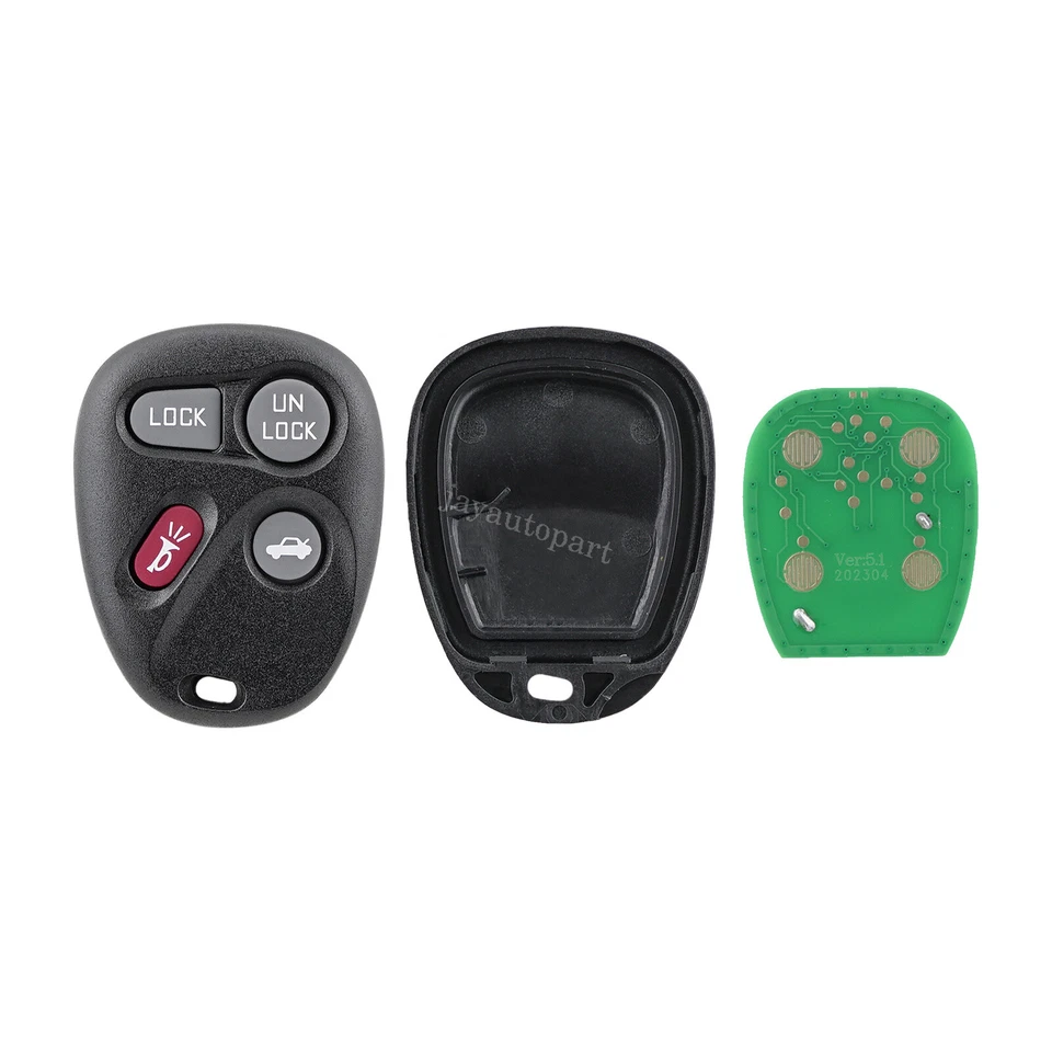 2 Car Key Fob Keyless Entry Remote For 1996 1997 1998 1999 Oldsmobile Aurora - Image 3 of 4